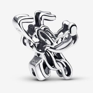 NWOT Disney Pluto Openwork Charm Sterling Silver 925